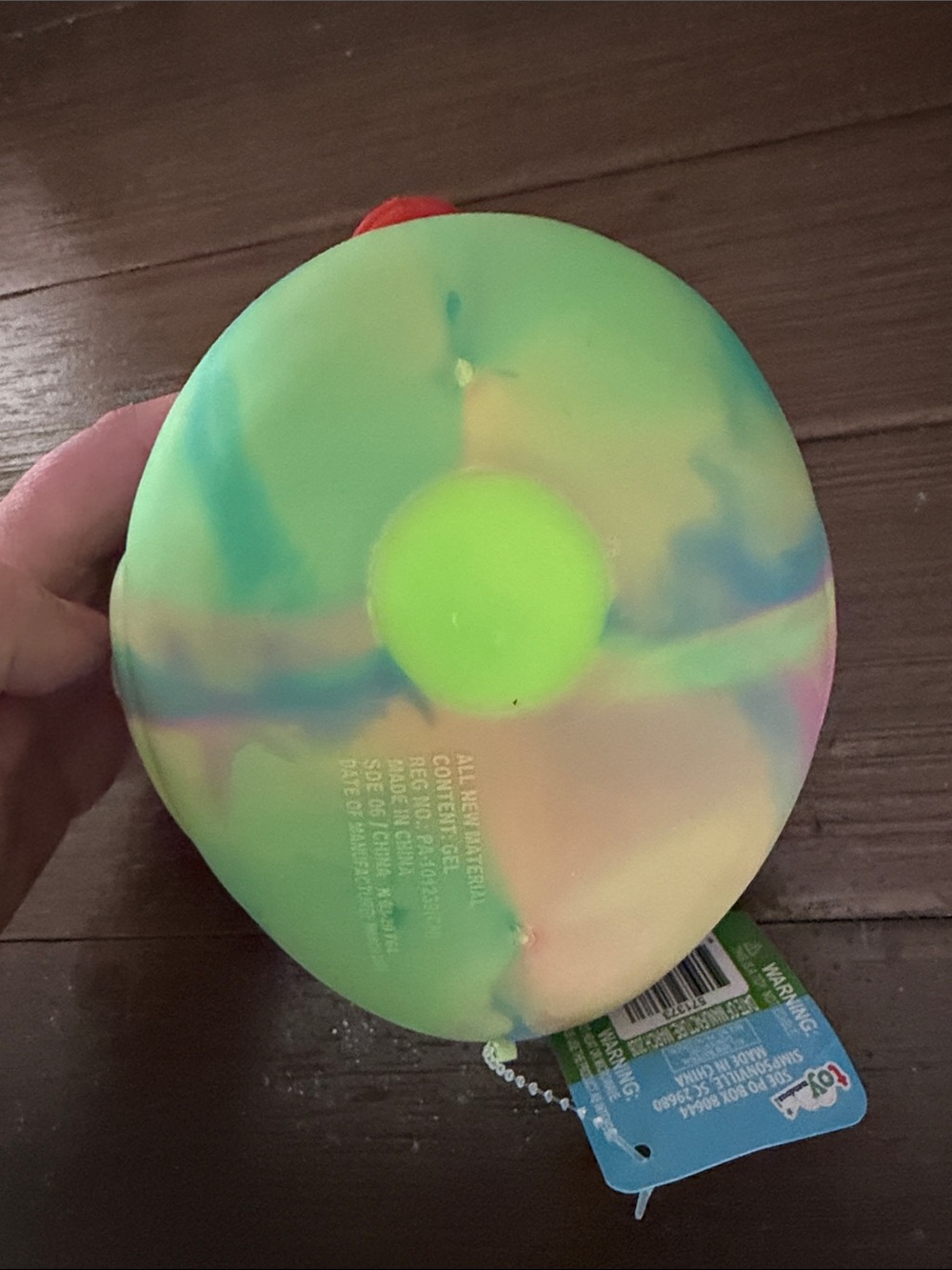 Tie Dye Duck Squishy - Picture 4 of 8